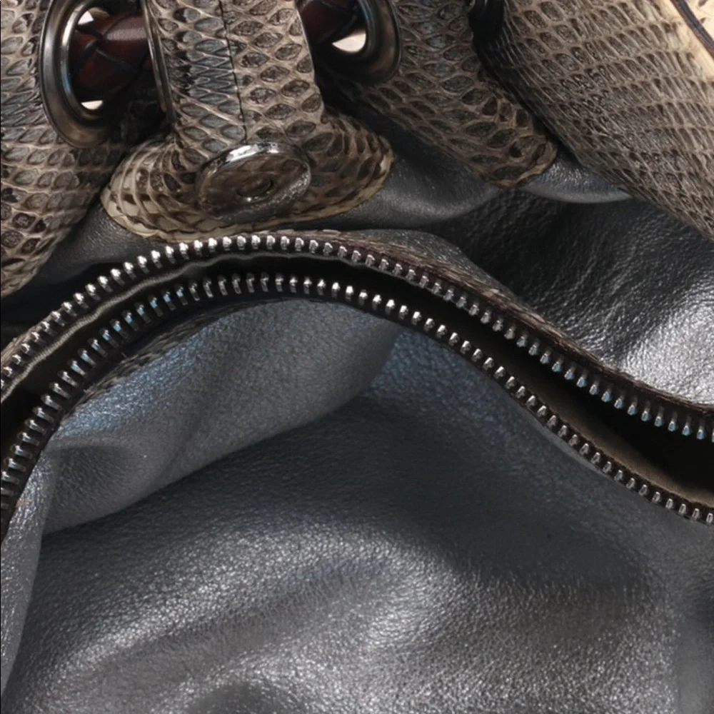 Michael‎ Kors Snakeskin Skorpios Ring Hobo